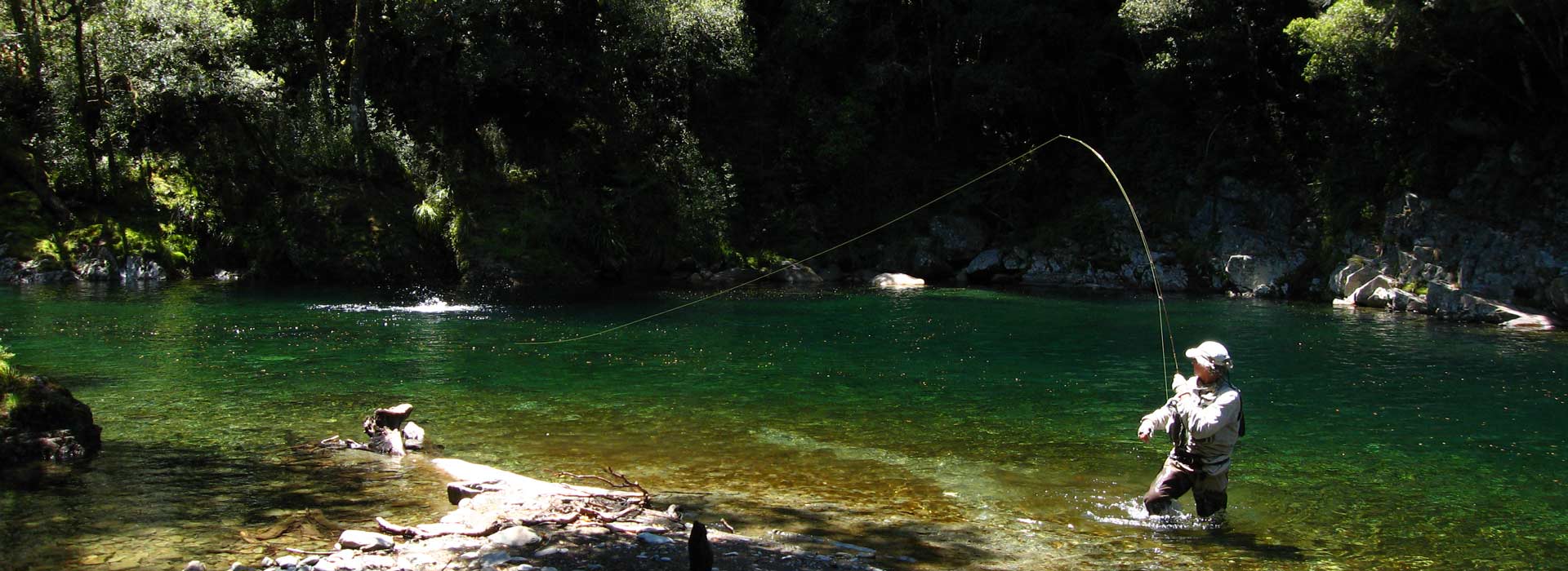 South Island trout fishing guide in New Zealand's 